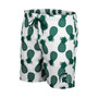Men's White, Green Michigan State Spartans Pineapple Swim Shorts