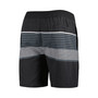 Men's Black Cleveland Browns Coastline Volley Swim Shorts