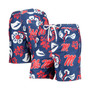Men's Navy Ole Miss Rebels Floral Volley Logo Swim Trunks