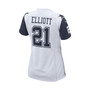 Women's Ezekiel Elliott White Dallas Cowboys Alternate Game Jersey
