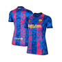 Women's Blue Barcelona 2021/22 Third Breathe Stadium Replica Jersey