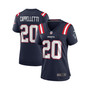 Women's Gino Cappelletti Navy New England Patriots Game Retired Player Jersey