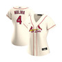 Women's Yadier Molina Cream St. Louis Cardinals Alternate Replica Player Jersey