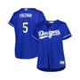Women's Freddie Freeman Royal Los Angeles Dodgers Plus Size Replica Player Jersey