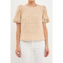 Women's Multi Tweed Top
