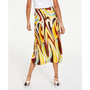 Women's Printed Flared Midi Skirt