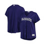 Women's Purple Colorado Rockies Plus Size Alternate Replica Team Jersey
