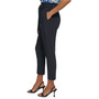 Women's Lux Solid Tie-Waist Cropped Pants