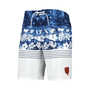 Men's Navy, White Chicago Bears Ocean Tide Swim Trunks