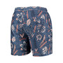 Men's Navy Virginia Cavaliers Vintage-Like Floral Swim Trunks