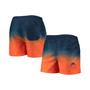 Men's Navy, Orange Chicago Bears Retro Dip-Dye Swim Shorts