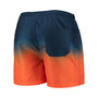 Men's Navy, Orange Chicago Bears Retro Dip-Dye Swim Shorts