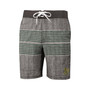 Men's Charcoal Oakland Athletics Horizon Volley Swim Trunks