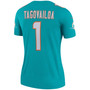 Women's Tua Tagovailoa Aqua Miami Dolphins Legend Jersey