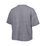 Women's Heather Gray Nebraska Huskers Intramural Midi Seal Tri-Blend T-shirt