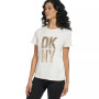 Women's Short-Sleeve Metallic Logo T-Shirt