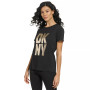 Women's Short-Sleeve Metallic Logo T-Shirt
