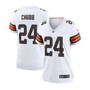 Women's Nick Chubb White Cleveland Browns Game Jersey
