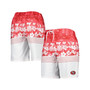Men's Scarlet, White San Francisco 49ers Ocean Tide Swim Trunks