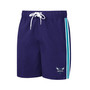 Men's Purple, Teal Charlotte Hornets Sand Beach Volley Swim Shorts