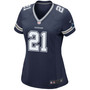 Women's Ezekiel Elliott Navy Dallas Cowboys Game Team Jersey