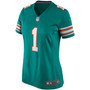 Women's Tua Tagovailoa Aqua Miami Dolphins Alternate Game Jersey