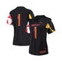 Women's #1 Black Maryland Terrapins Finished Replica Jersey