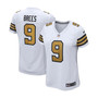Women's Drew Brees White New Orleans Saints Alternate Game Jersey