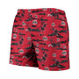 Men's Scarlet Ohio State Buckeyes Island Palm Swim Trunks