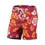 Men's Maroon Minnesota Golden Gophers Floral Volley Logo Swim Trunks