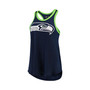 Women's College Navy Seattle Seahawks Tater Tank Top