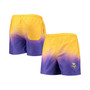 Men's Gold, Purple Minnesota Vikings Dip-Dye Swim Shorts