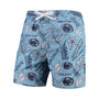 Men's Light Blue Penn State Nittany Lions Vintage-Like Floral Swim Trunks