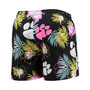 Men's Black Clemson Tigers Neon Floral Swim Trunks