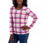 Women's Plaid Top, Created for Macy's