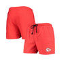 Men's Red Kansas City Chiefs Magic Print Palm Traditional Swim Shorts