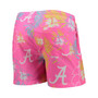 Men's Pink Alabama Crimson Tide Neon Floral Swim Trunks