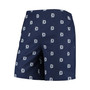 Men's Navy Detroit Tigers Cooperstown Collection Mini Logo Swim Shorts