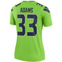 Women's Jamal Adams Neon Green Seattle Seahawks Legend Jersey
