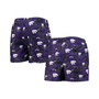 Men's Purple Kansas State Wildcats Island Palm Swim Trunks