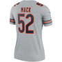 Women's Khalil Mack Gray Chicago Bears Inverted Legend Jersey