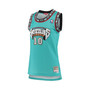 Women's Mike Bibby Turquoise Vancouver Grizzlies 1998-99 Hardwood Classics Swingman Jersey