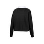 Women's Heather Black Army Black Knights I Love My Job Rugby Long Sleeve Shirt