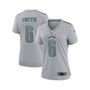 Women's DeVonta Smith Gray Philadelphia Eagles Atmosphere Fashion Game Jersey