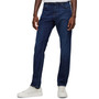 Men's Slim-Fit Jeans in Dark-Blue Stretch Denim