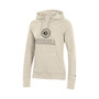 Women's Heathered Oatmeal Georgia Bulldogs College Seal Pullover Hoodie