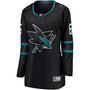 Women's Plus Size Erik Karlsson San Jose Sharks Black Alternate Premier Breakaway Player Jersey