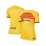 Women's Yellow Barcelona 2022/23 Fourth Breathe Stadium Replica jersey