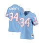 Women's Earl Campbell Light Blue Houston Oilers 1980 Legacy Replica Jersey