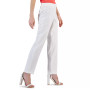 Women's Straight-Leg Asymmetrical-Close Bowie Pants